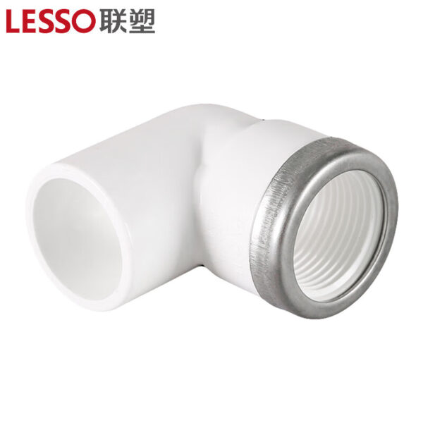 កែងធ្មេញក្នុងមានអ៊ីណុក PVC-U ពណ៍ស - Image 2