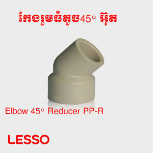 កែង45°រួមធំតូច PP-R