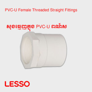 សុងធ្មេញក្នុង PVC-U ពណ៍ស