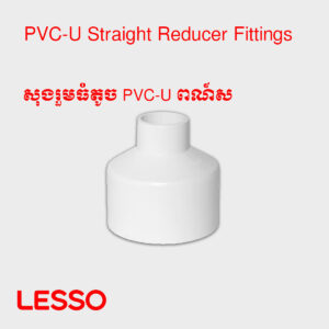 សុងរួមធំតូច PVC-U ពណ៍ស