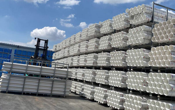 HDPE ទុយោលូអង្កាញ់ជ័រមានមាត់ពណ៌ស - Image 3