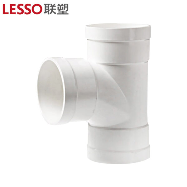 តេ Y PVC-U ប្រភេទបង្ហូរទឹកចោល ​ពណ៍ស - Image 2