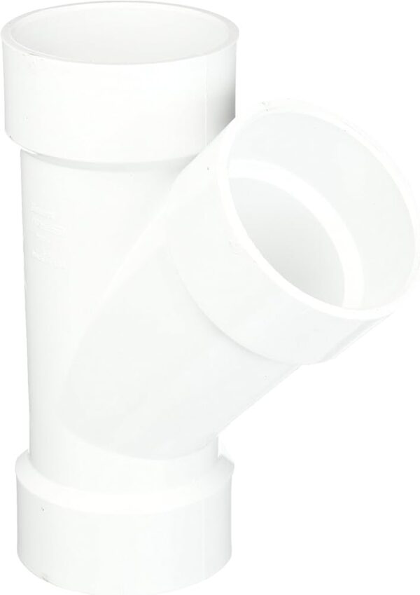 តេ45° វ៉ាយ Y  PVC-U ប្រភេទបង្ហូរទឹកចោល ​ពណ៍ស - Image 3