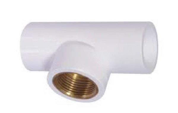តេធ្មេញក្នុងស្ពាន់ PVC-U ពណ៍ស - Image 4